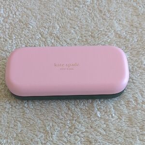 kate spade Pink and Black Hard Eyeglass Case